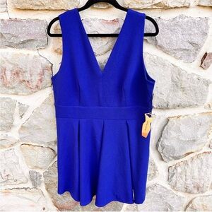 Haute Monde Royal Blue Fit & Flare Skater Dress Size 2XL